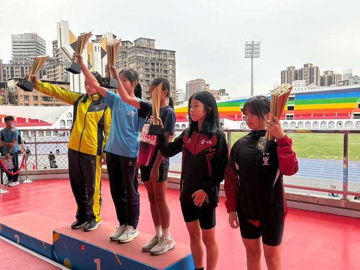 總錦標女童丙組第五名